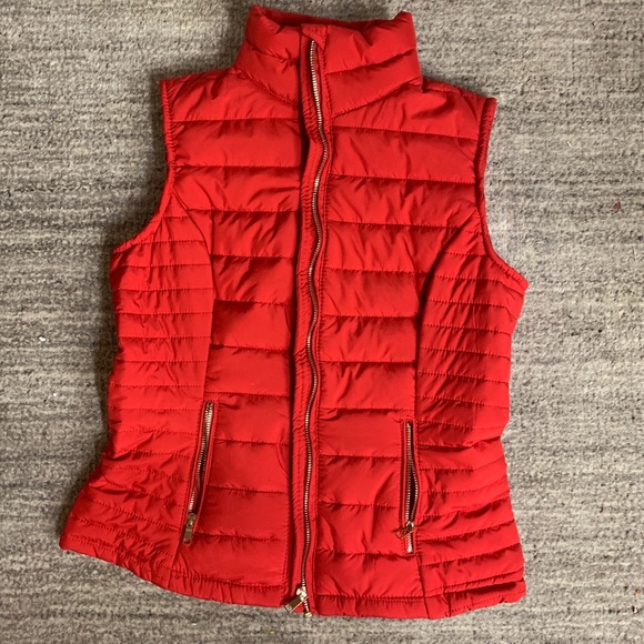 NWT XS Coalition LA Quilted Red Vest - Picture 4 of 7